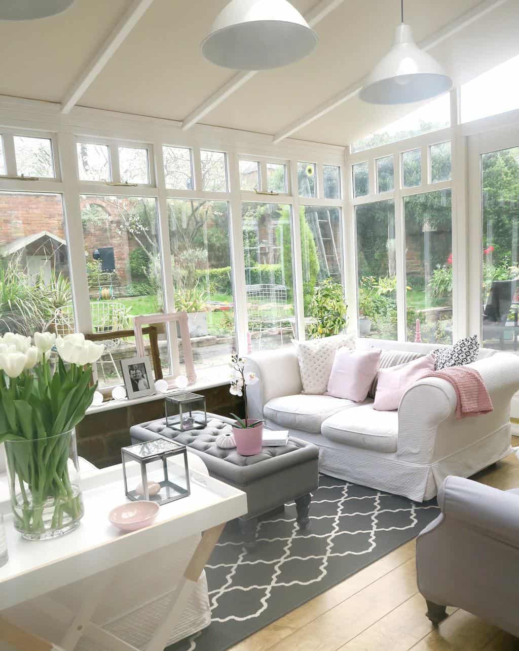How do you decorate with blush pink by The Listed Home
